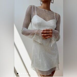 NEW WITH TAGS White Sparkle Dress